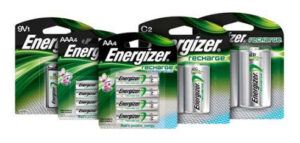 Energizer NiMH Rechargeable Batteries