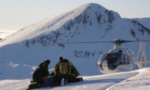 Helicopter Rescue in Mountains