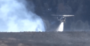 Fire Fighting Helicopter Water Drop