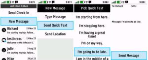 GPSMAP 67i Send Quick Text