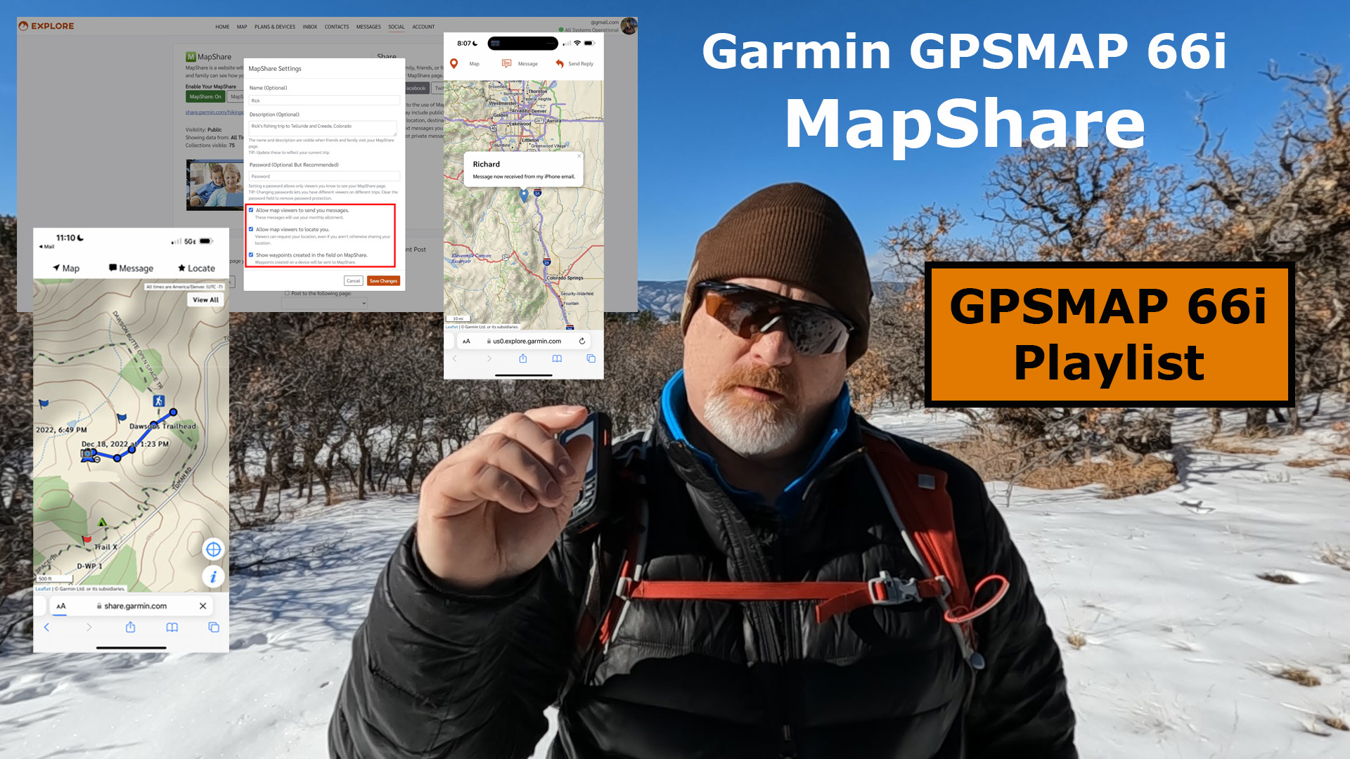 Garmin GPSMAP 66i MapShare Training