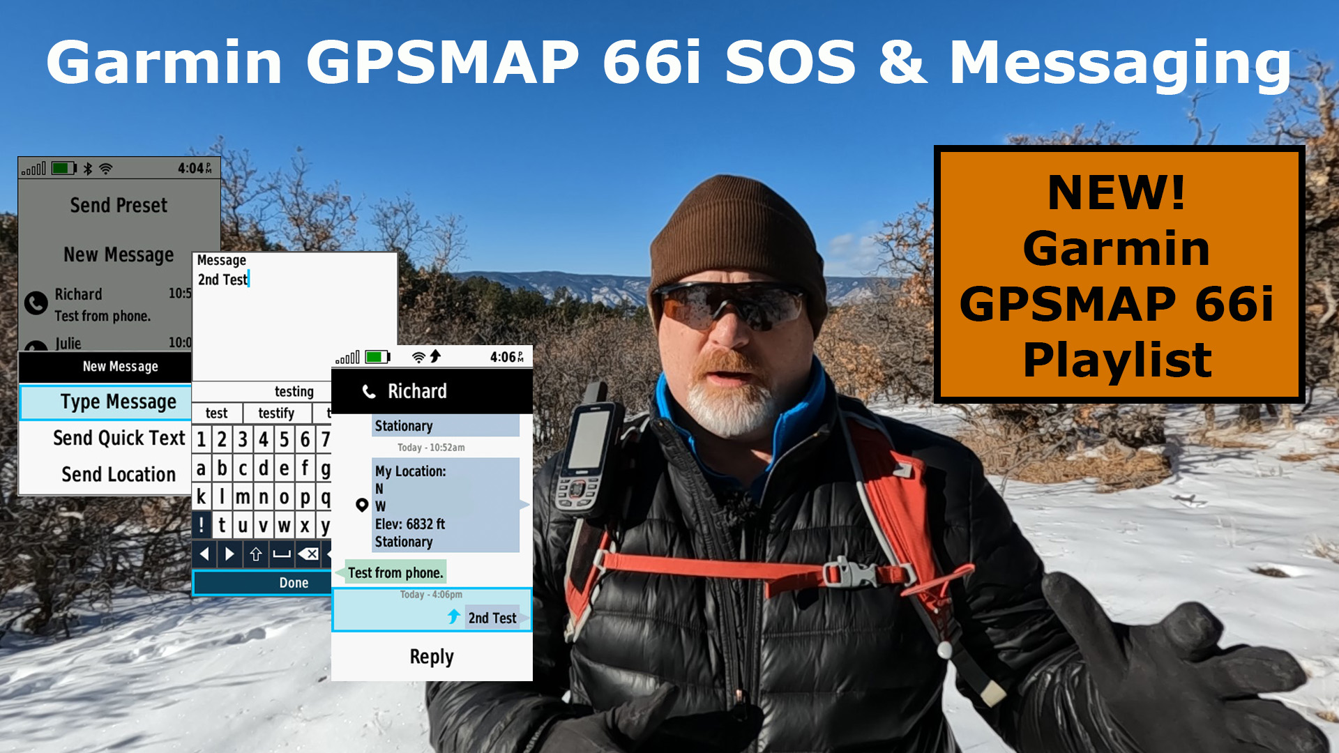 New Garmin GPSMAP 66i Playlist