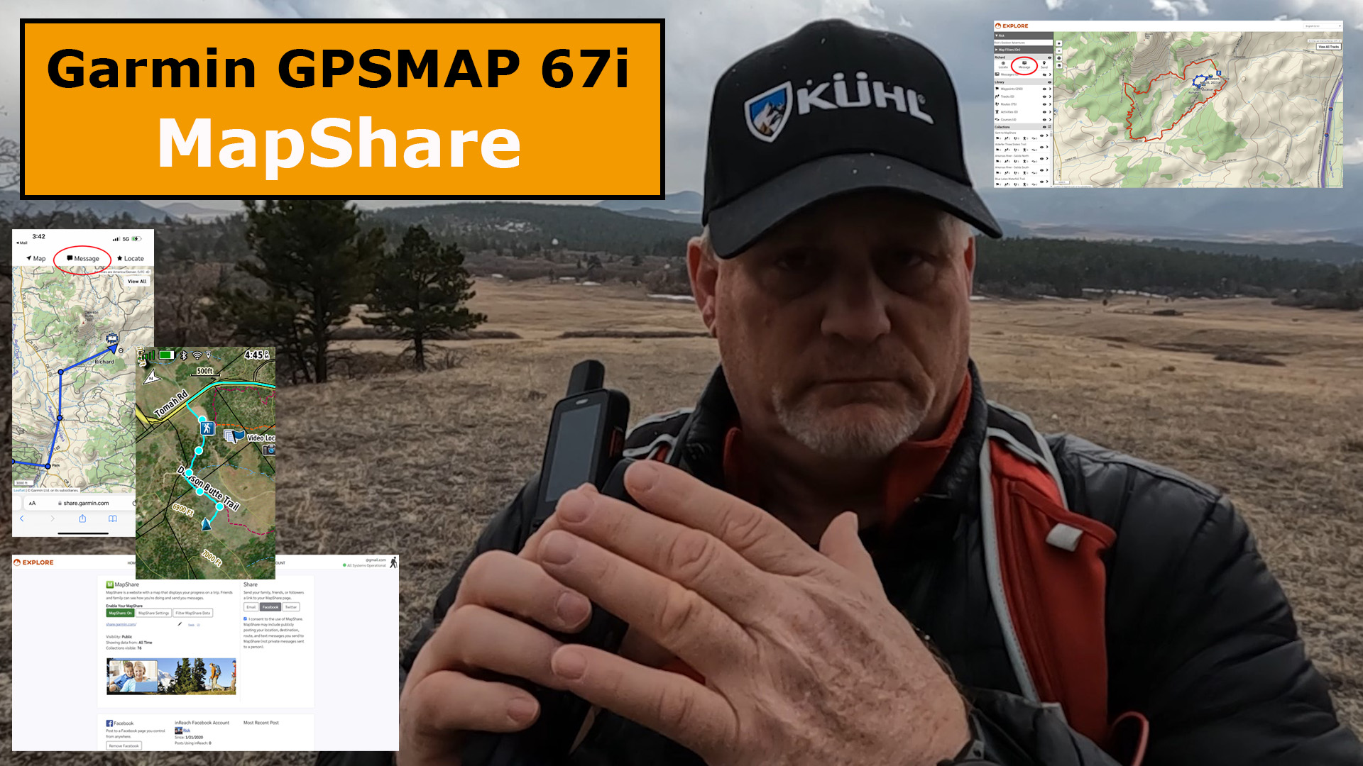 Garmin GPSMAP 67i MapShare and Messaging