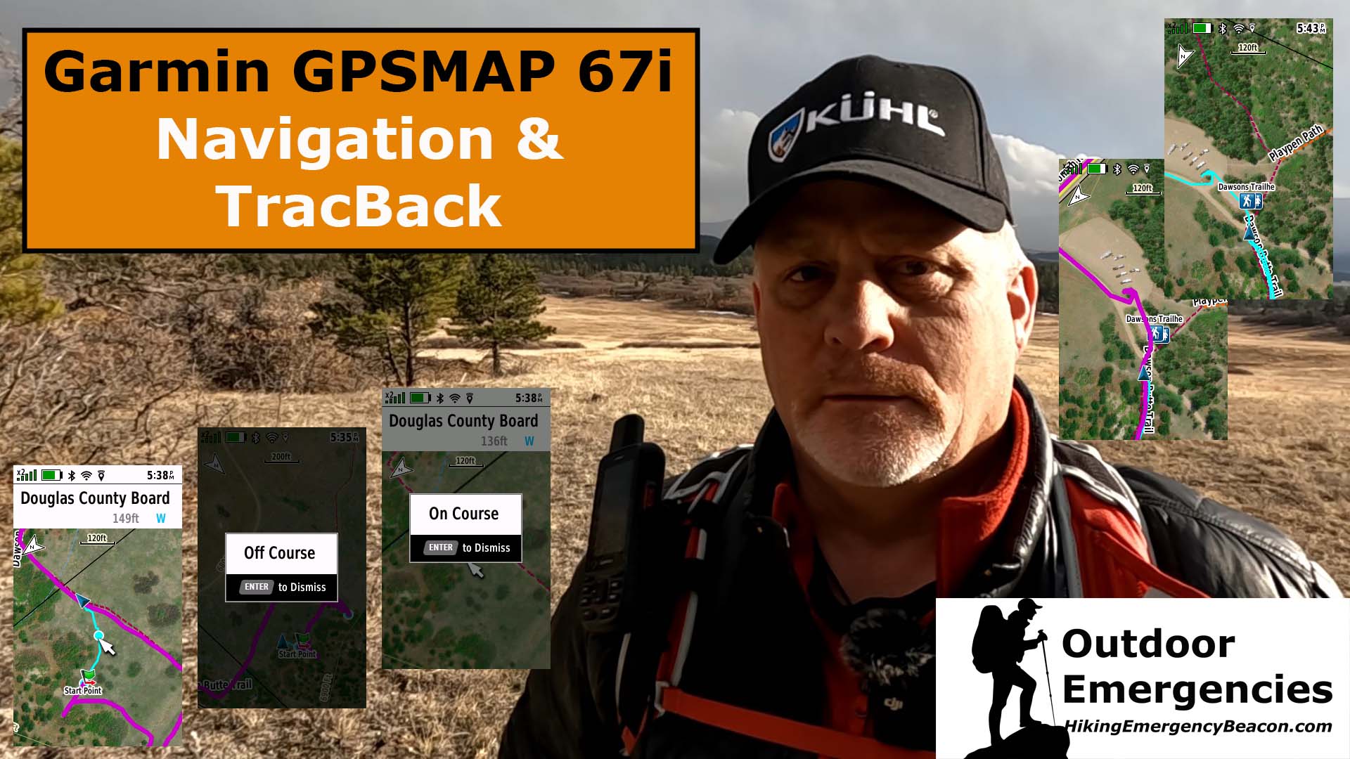 Garmin GPSMAP 67i Navigation and TracBack