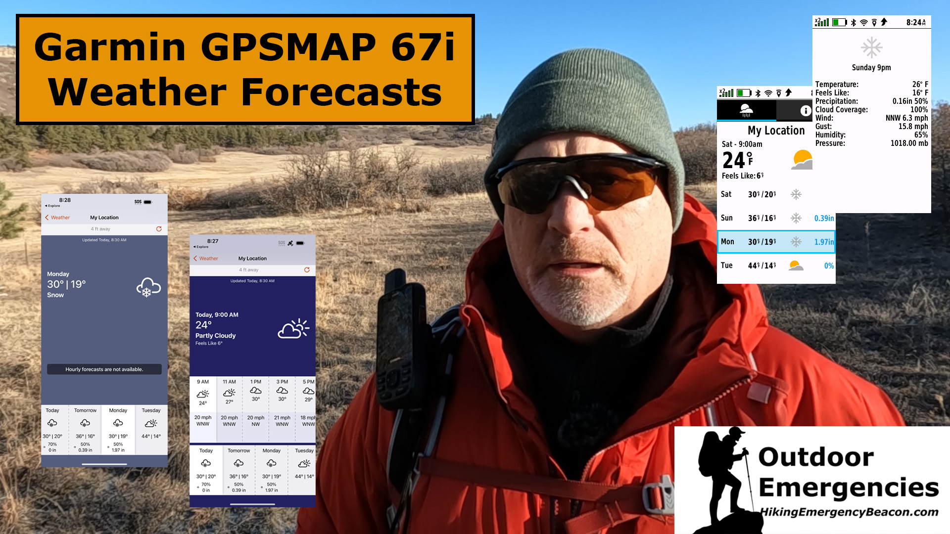 Garmin GPSMAP 67i Weather Forecasts Tutorial