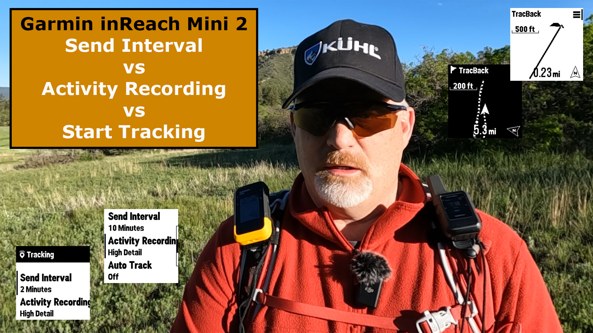 Garmin inReach Mini 2 - Log Invterval vs Activity Recording