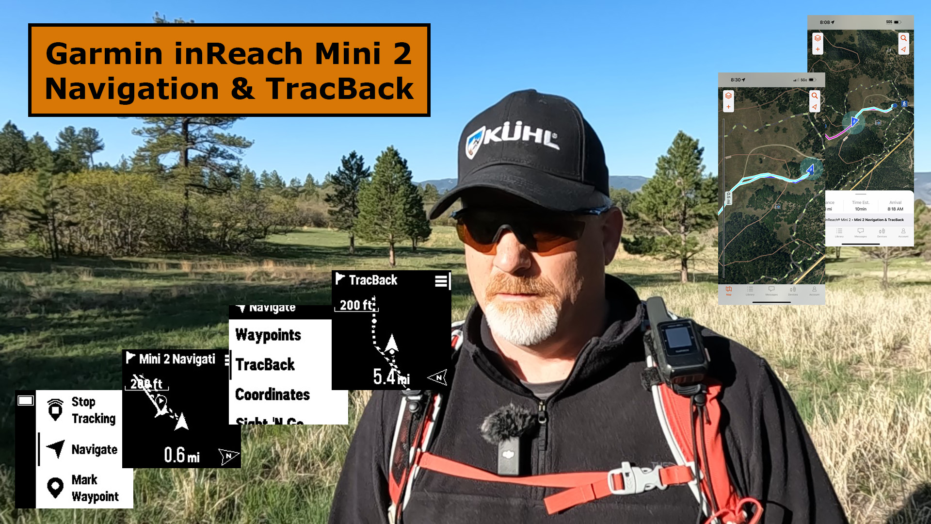 Garmin inReach Mini 2 Navigation & TracBack