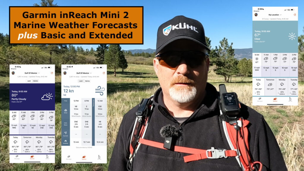 Garmin inReach Mini 2 Marine Weather Forecasts