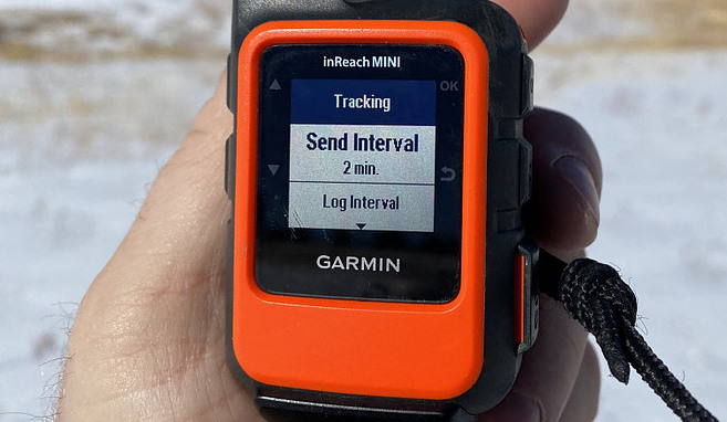 Garmin inReach Mini Send Interval