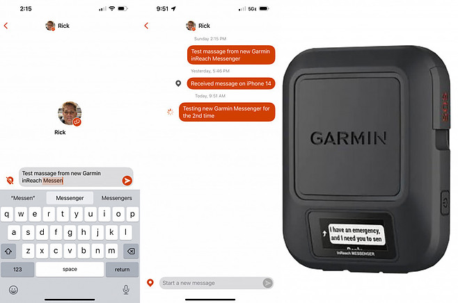 Garmin Messenger 2-way Messaging