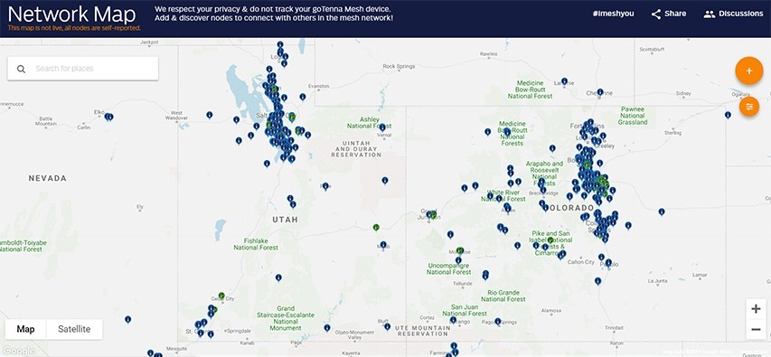 GoTenna Network in Colorado & Utah