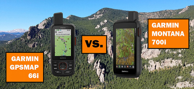 GPSMAP 66i vs Montana 700i